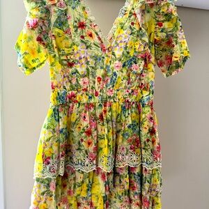 LOVESHACKFANCY DRESS SIZE L